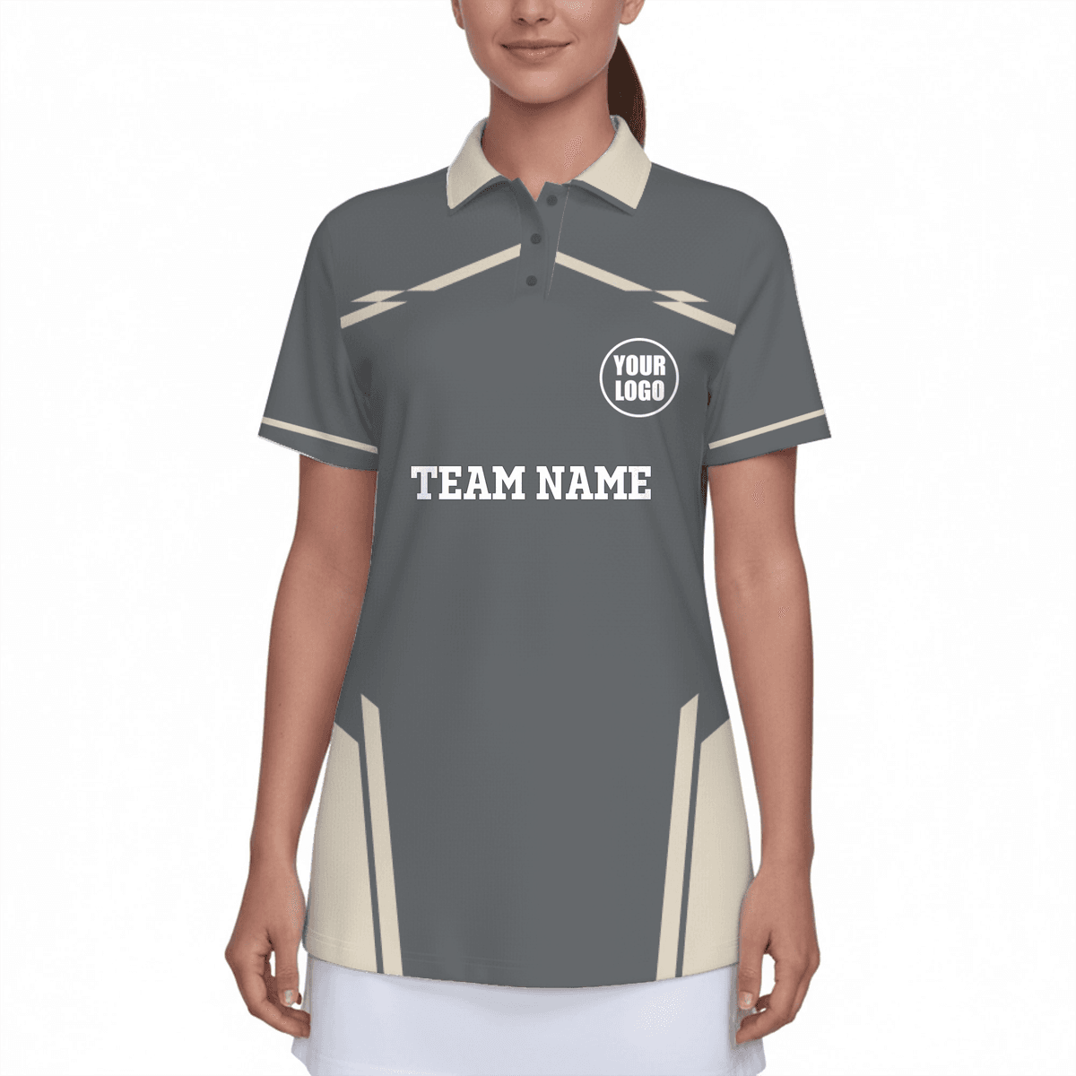 Custom Logo Women's UV Protection Polo Shirt Pickleball 4