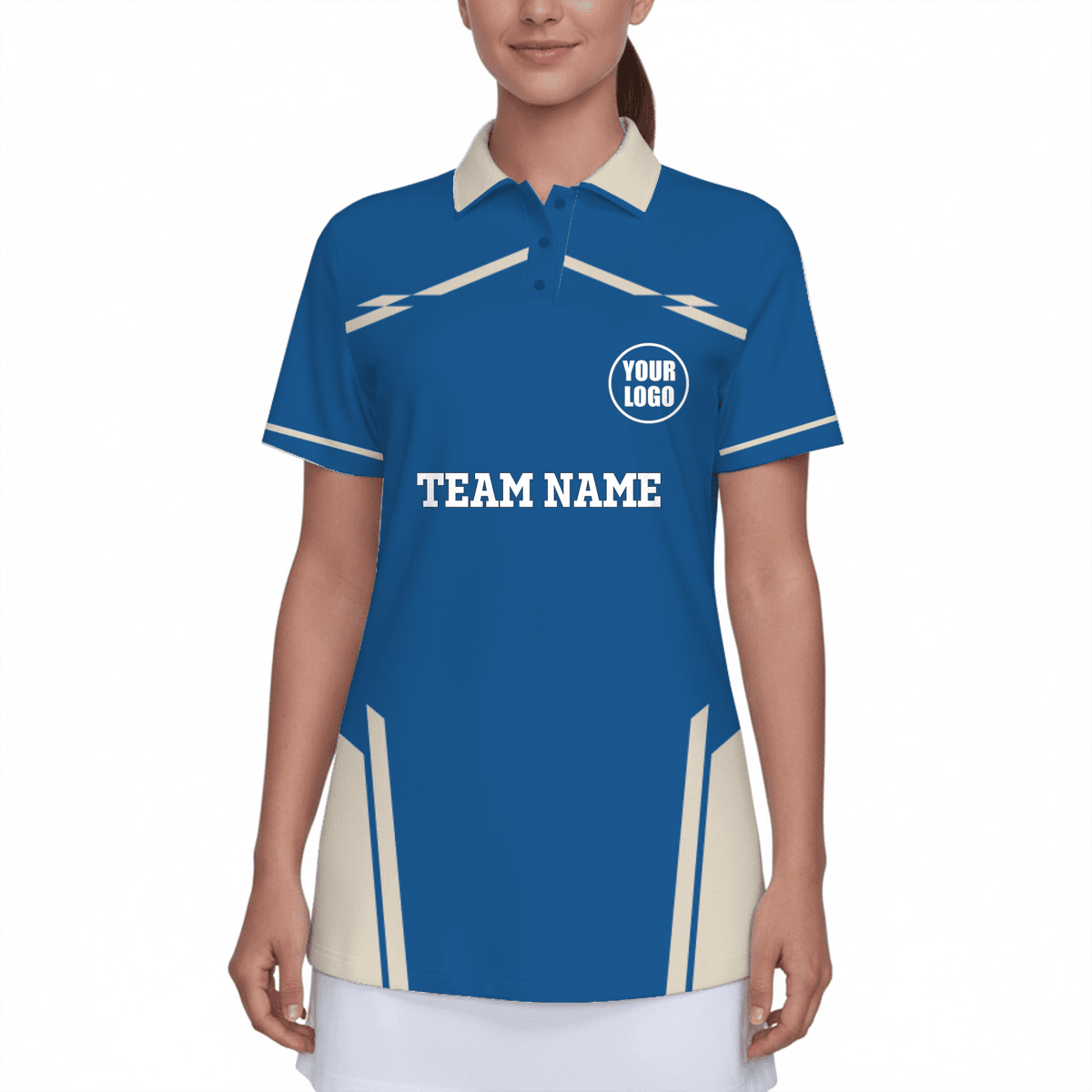 Custom Logo Women's UV Protection Polo Shirt Pickleball 3