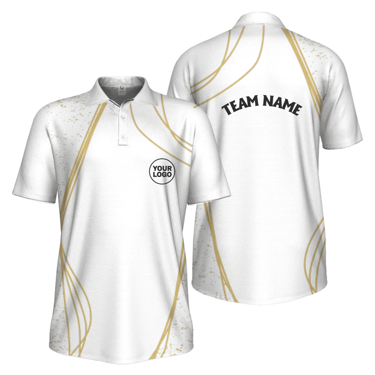 Picklewin Unique Custom Logos Pickleball Polo Shirt For Men  3
