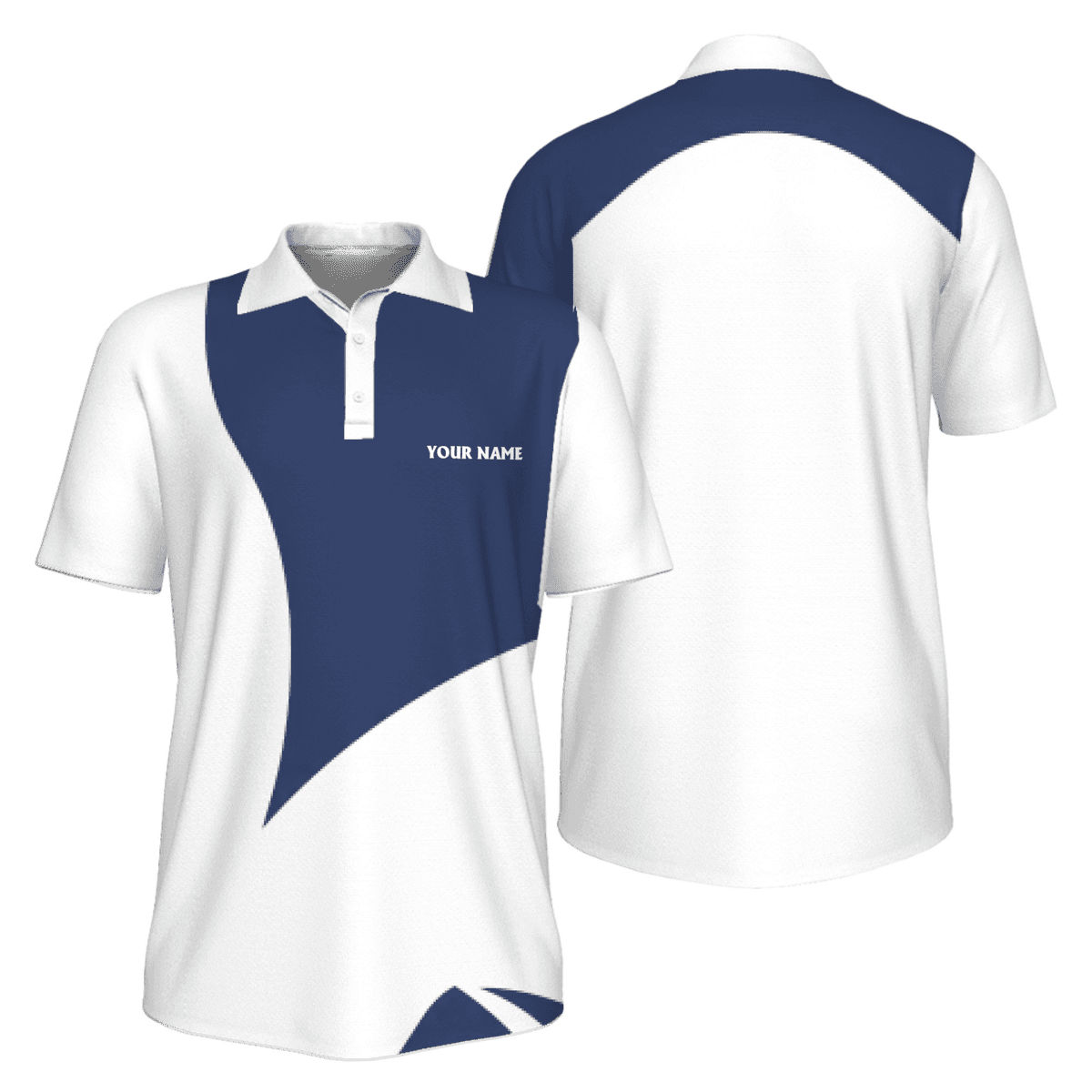 Picklewin Custom Pickleball Team Branding UV Protection Men Polo Shirt 6