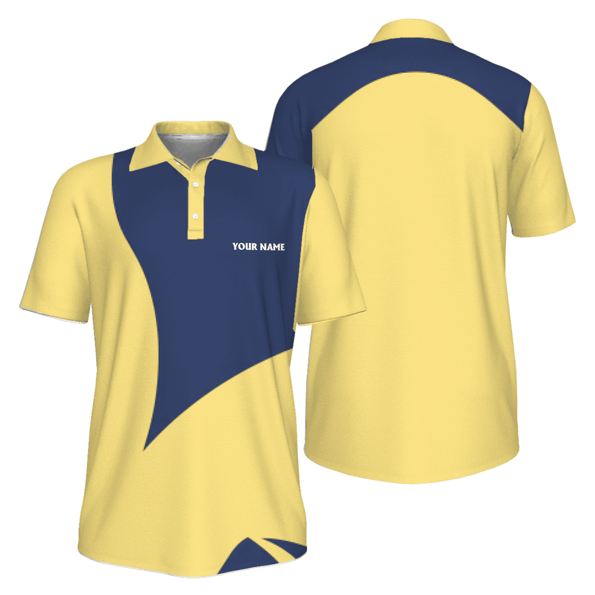 Picklewin Custom Pickleball Team Branding UV Protection Men Polo Shirt 2