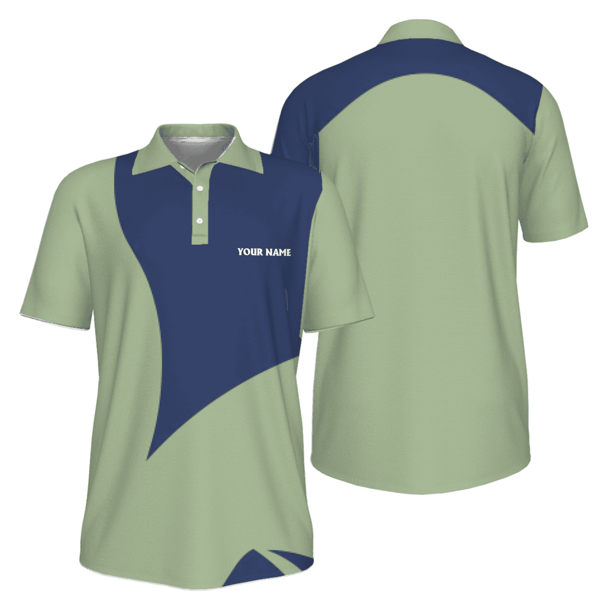 Picklewin Custom Pickleball Team Branding UV Protection Men Polo Shirt 1