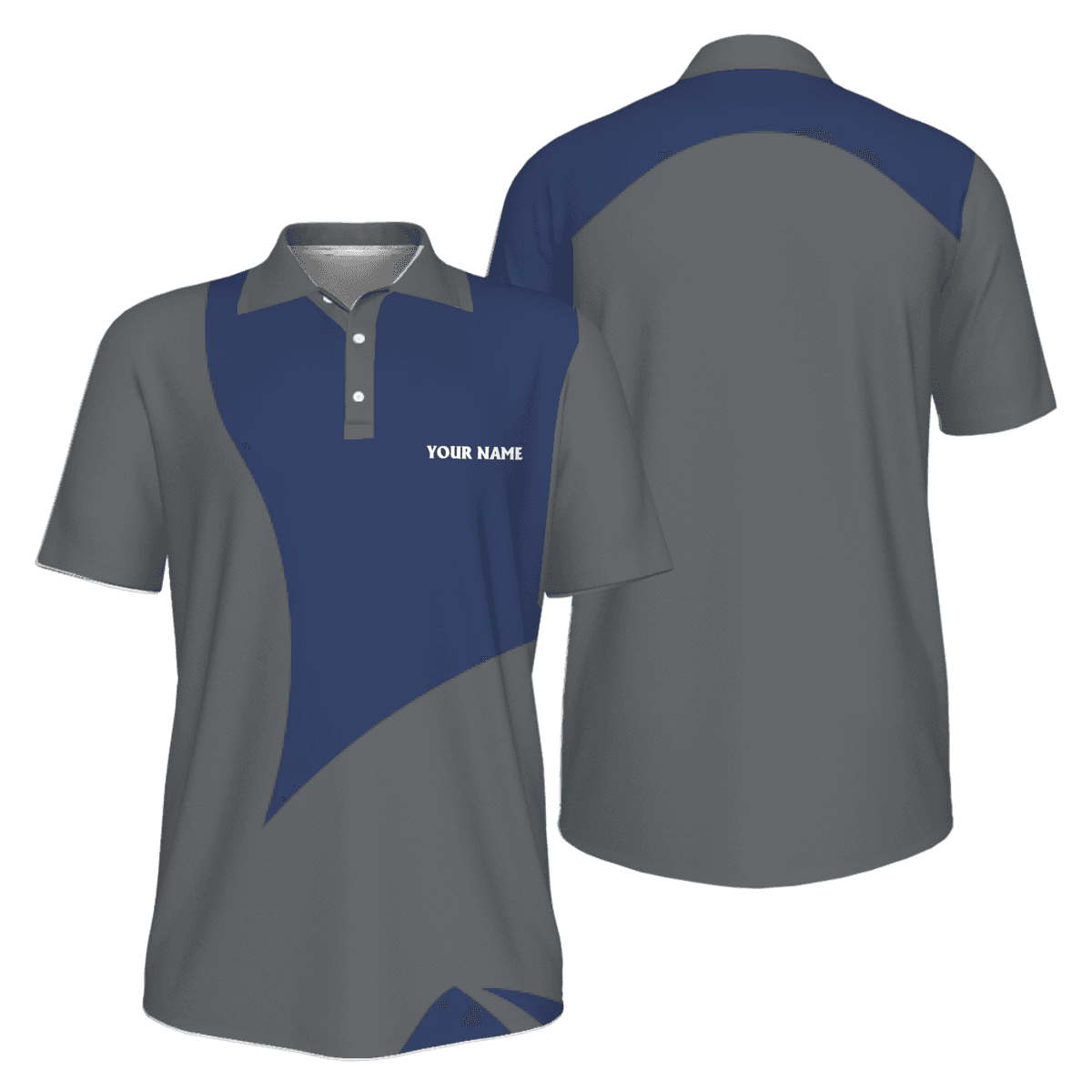 Picklewin Custom Pickleball Team Branding UV Protection Men Polo Shirt 0